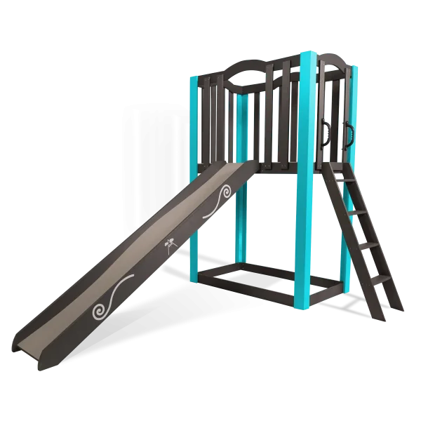 KidsQuest Snowcap Explorer XXL Indoor/Outdoor Playset - Aqua