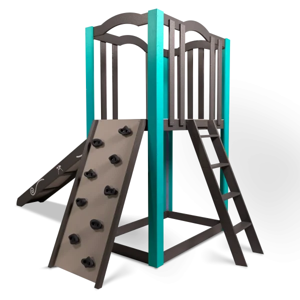 KidsQuest Snowcap Scout XXL Indoor/Outdoor Playset - Aqua