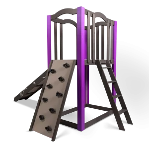 KidsQuest Snowcap Scout XXL Indoor/Outdoor Playset Purple