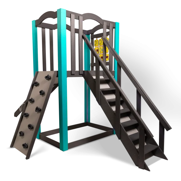 KidsQuest Snowcap Nomad XXL Indoor/Outdoor Playset - Aqua