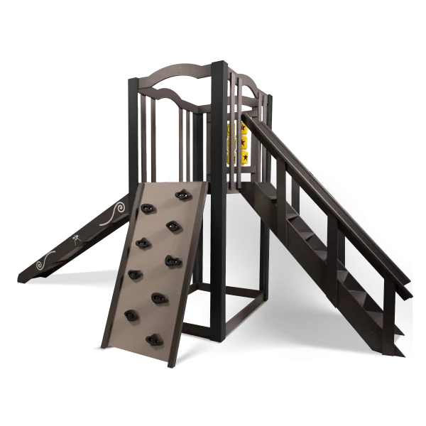KidsQuest Snowcap Nomad XXL Indoor/Outdoor Playset Black