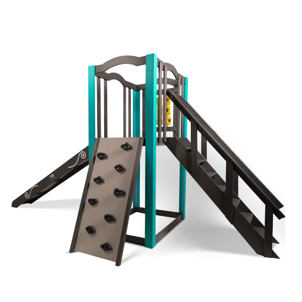 KidsQuest Snowcap Nomad XXL Indoor/Outdoor Playset Cyan
