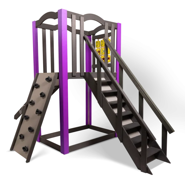 KidsQuest Snowcap Nomad XXL Indoor/Outdoor Playset Purple