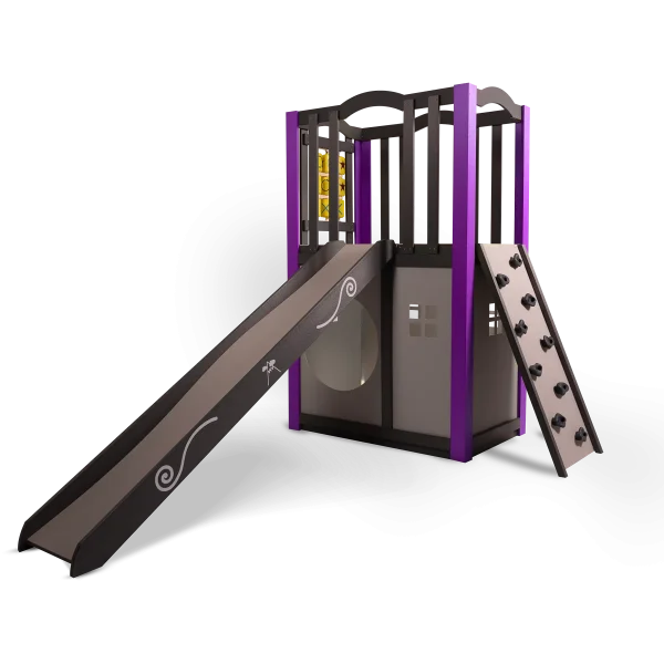 KidsQuest Snowcap Trekker XXL Indoor/Outdoor Playset Purple